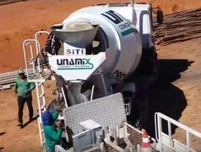 Obra hospital do Câncer. 